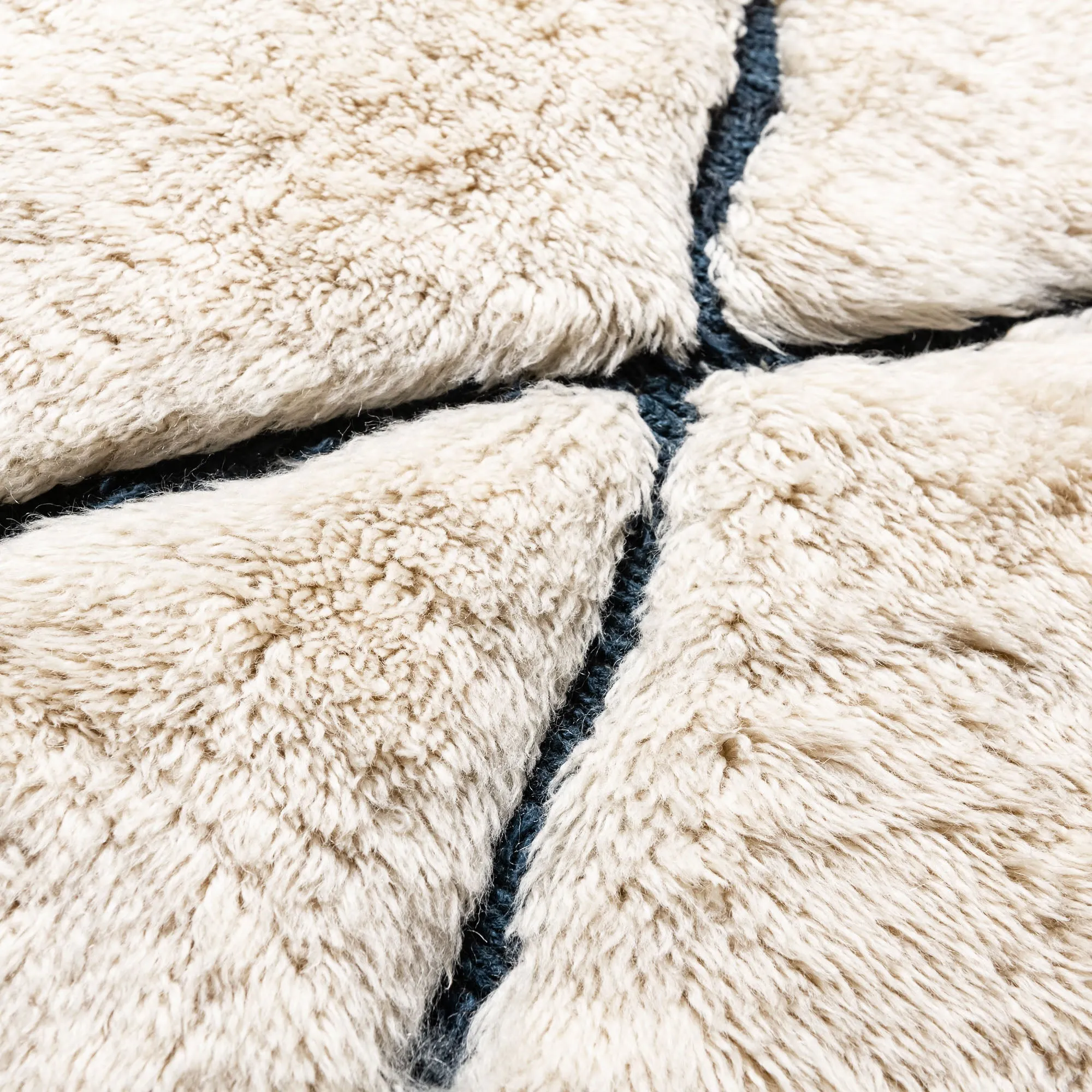Magic Diamonds - Luxury Shag Moroccan Rug