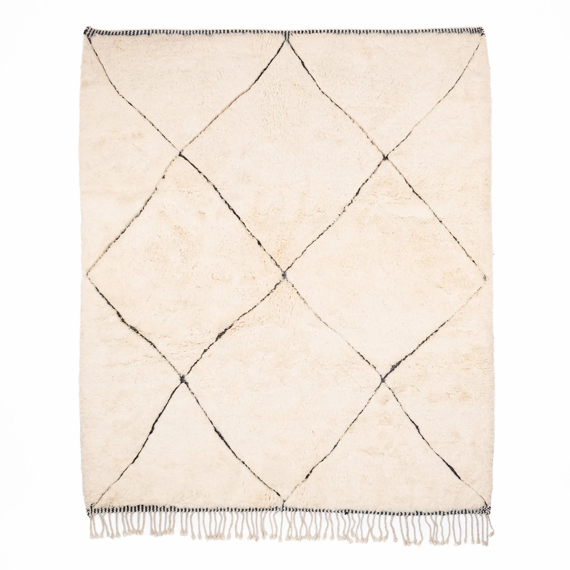 Magic Diamonds - Luxury Shag Moroccan Rug