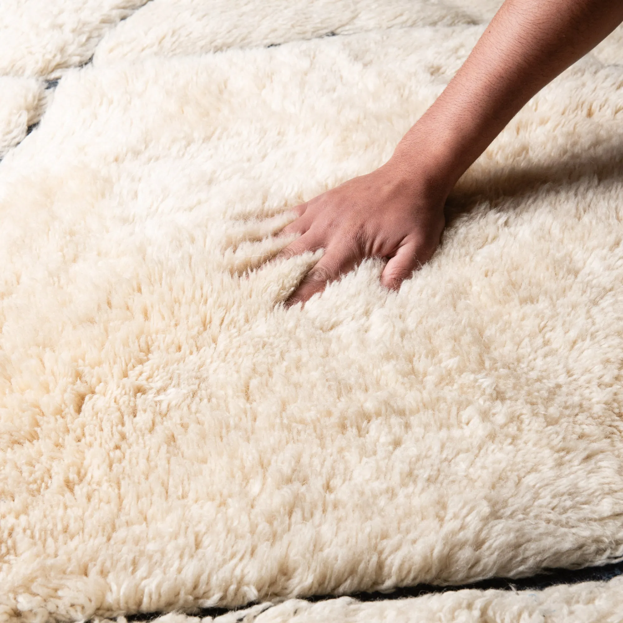 Magic Diamonds - Luxury Shag Moroccan Rug
