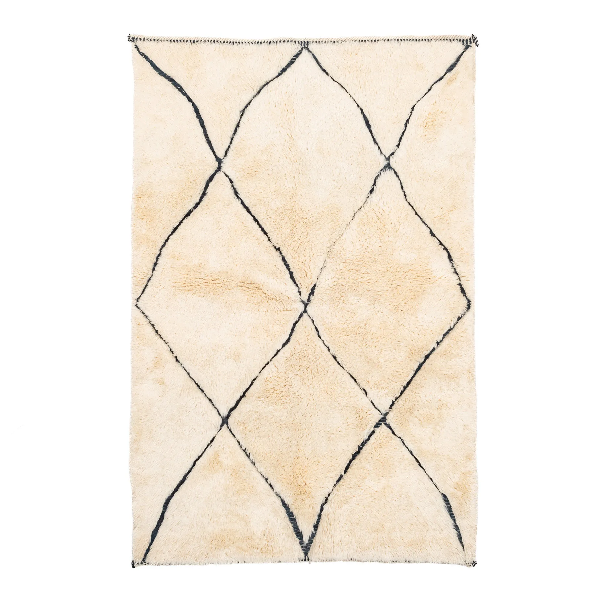 Magic Diamonds - Luxury Shag Moroccan Rug