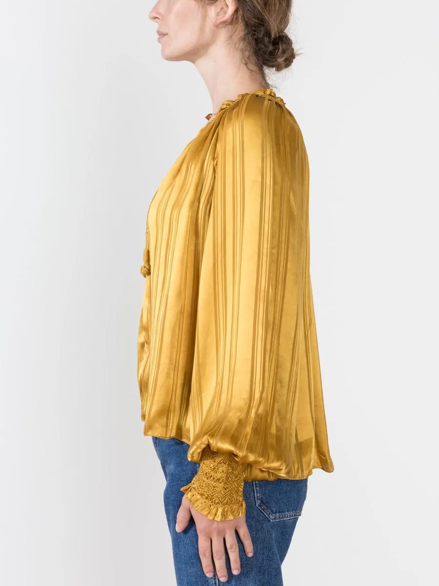 margaret blouse - gold