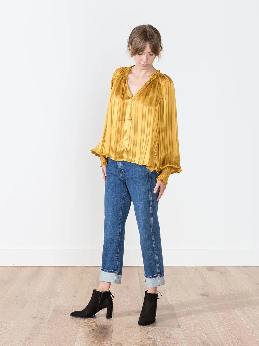 margaret blouse - gold
