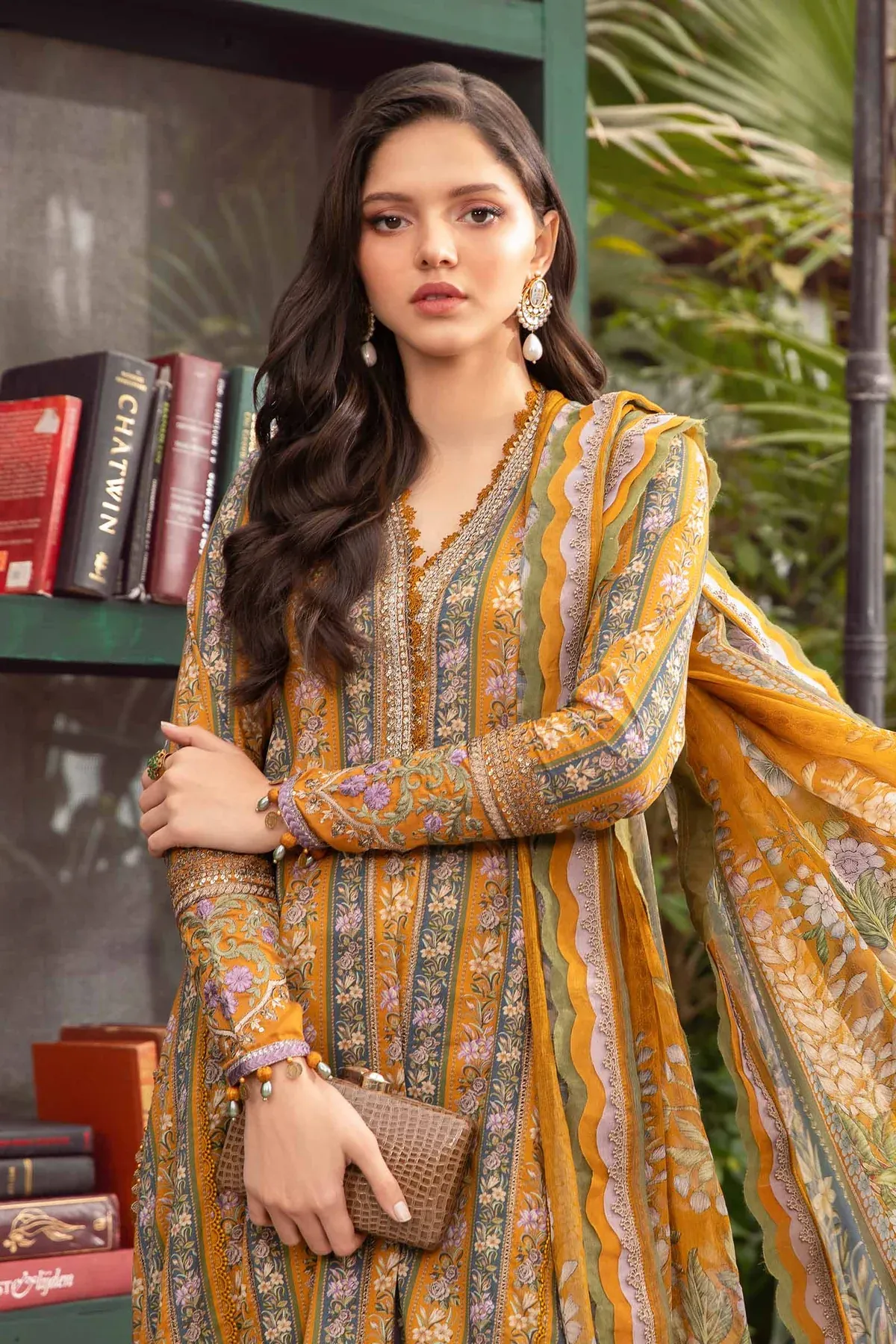 Maria.B MPRINTS 3 Piece Unstitched Luxury Lawn Suit MPT-2107-A