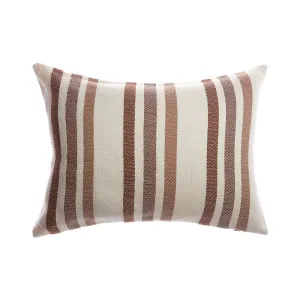 Marlene Lumbar Wool Pillow - Brownie