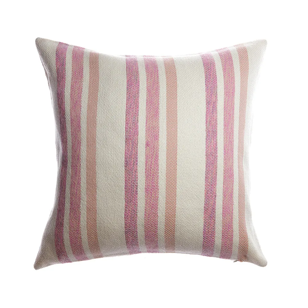 Marlene Lumbar Wool Pillow - Pinky