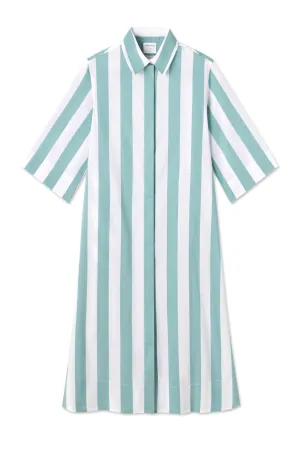 Marnie Caftan in Azure Stripe