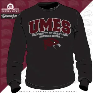 Maryland Eastern Shore | UMES | Univ. ARCH Logo Black Unisex Sweatshirts -DK-