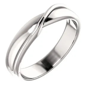 Matthew Patterned Wedding Band