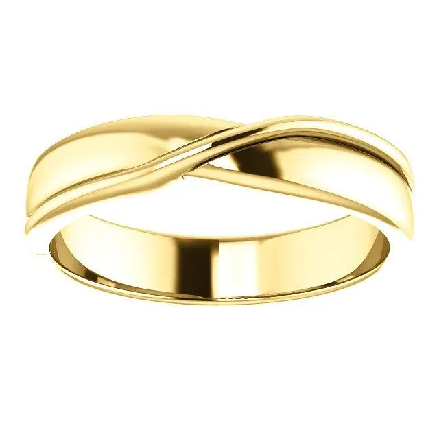 Matthew Patterned Wedding Band