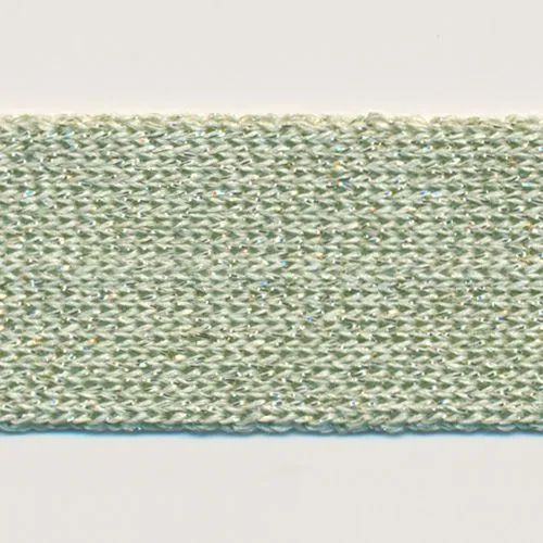 Metallic Knit Tape #13 Metallic Mint
