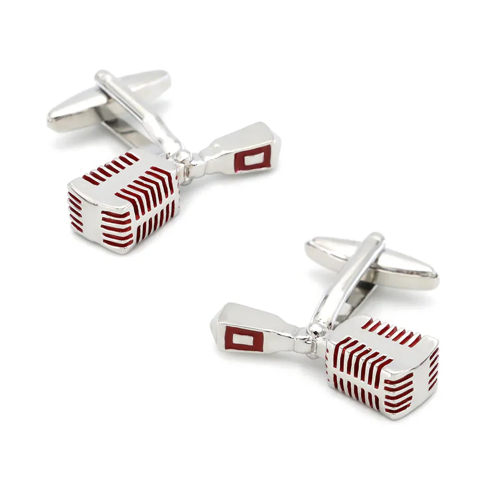 Microphone Cufflinks