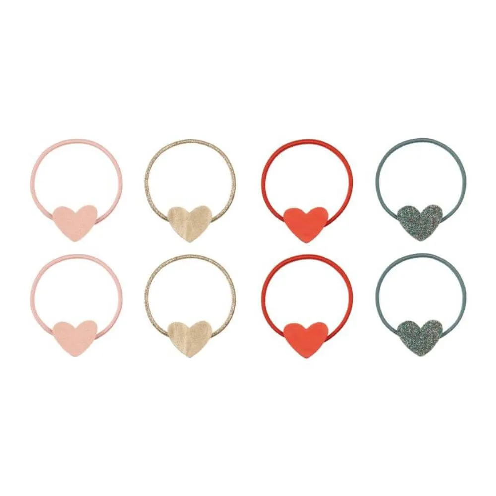 Mimi & Lula Retro Heart Pony Ties