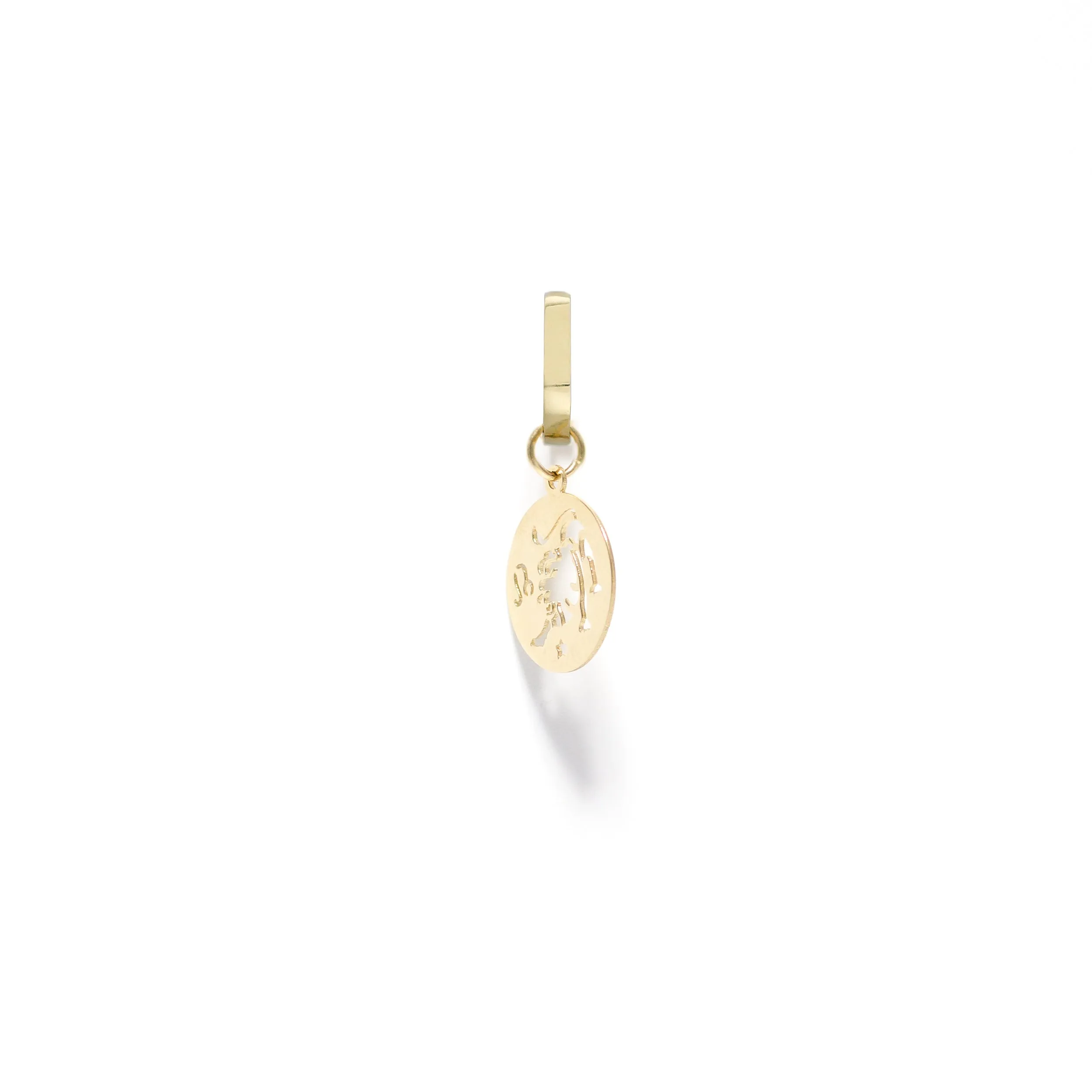 mini solid gold hoops