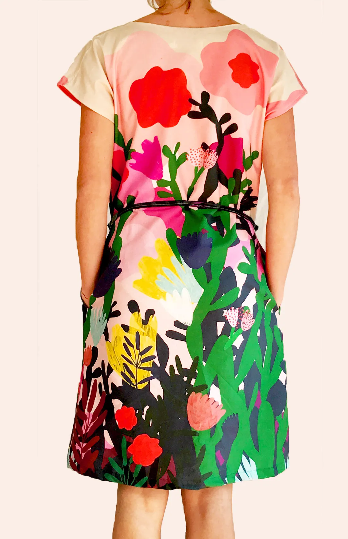 Mor Mor's Garden 100% cotton dress with pockets