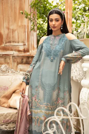 MPT 1211 B | Maria B MPrints Winter Collection 2021 | Unstitched Embroidered Karandi Suits
