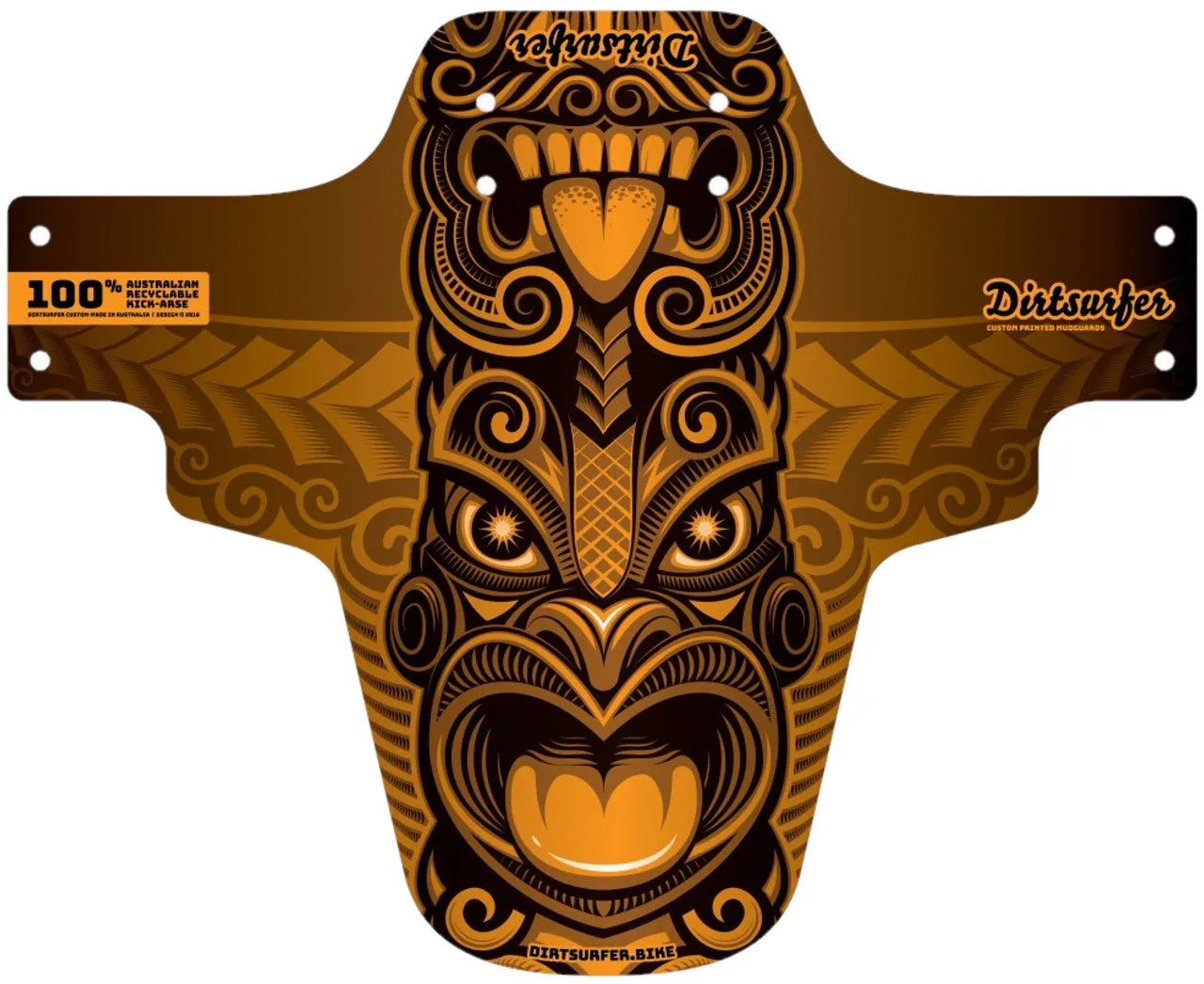 MTB Mudguard Tiki Orange