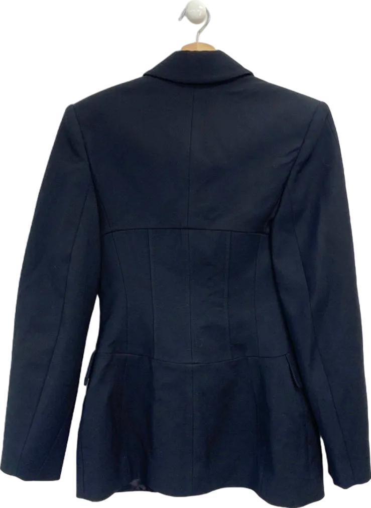 Mugler Black Wool Blazer UK 10
