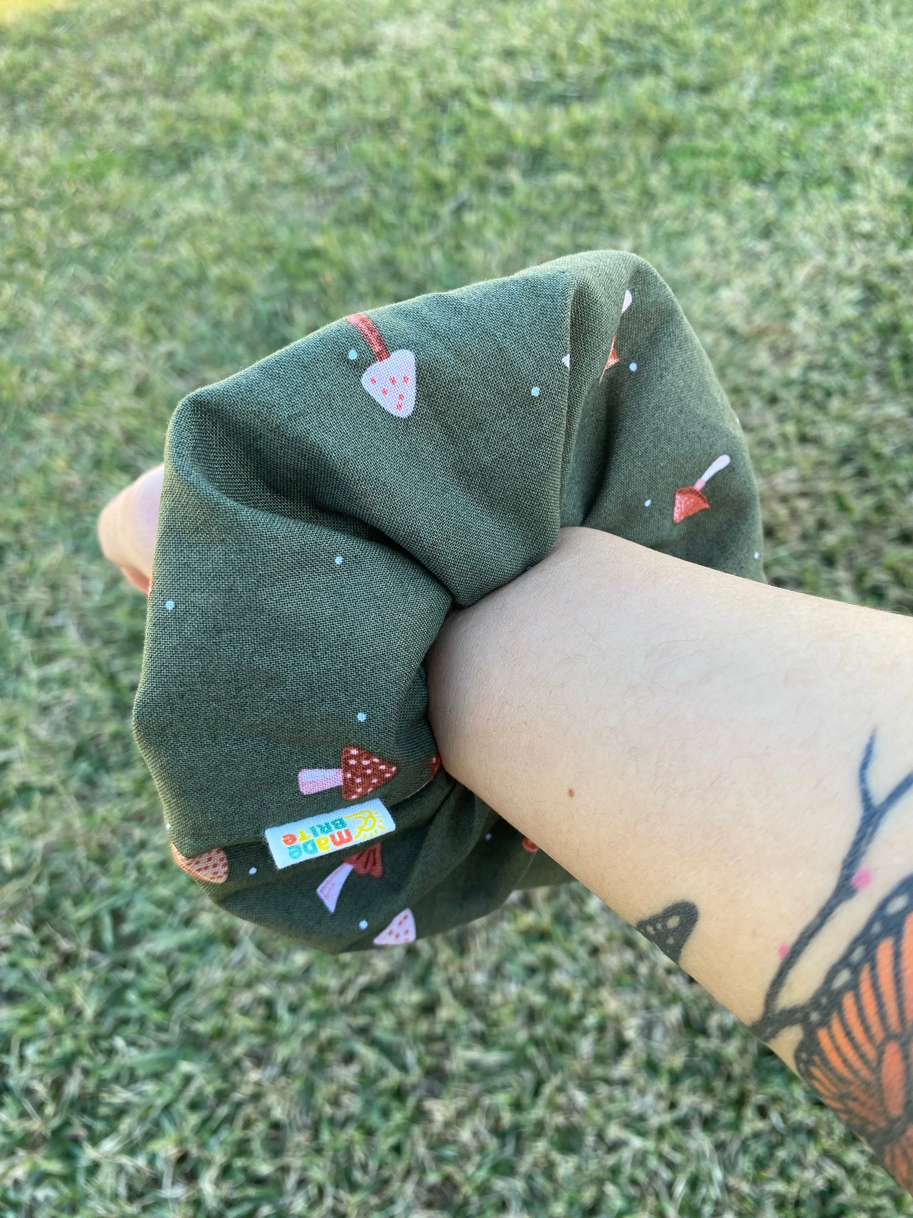 Mushroom Scrunchie Hair Tie Gift