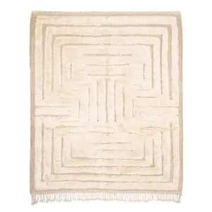 Mystic Labyrinth - Luxury Shag Moroccan Rug