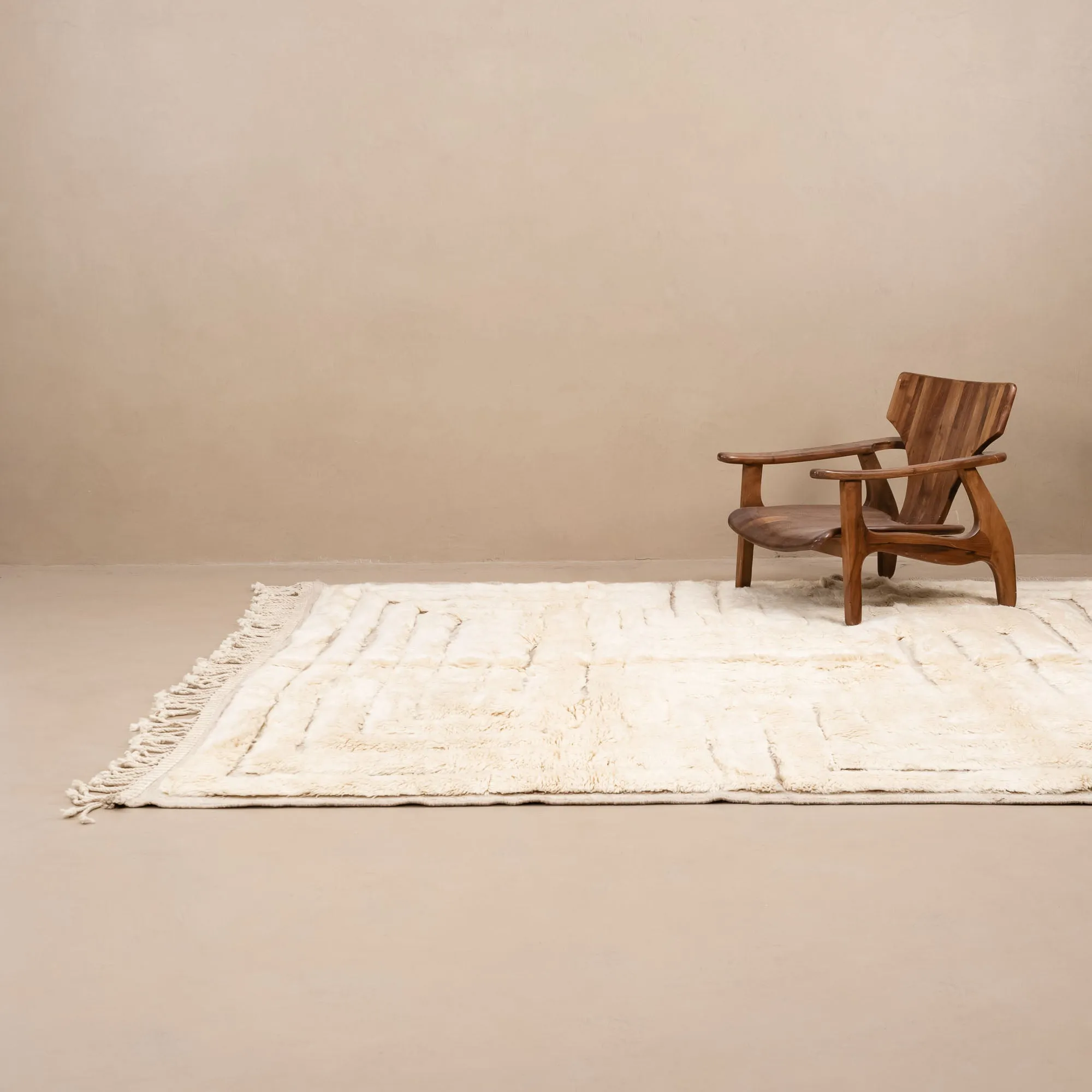 Mystic Labyrinth - Luxury Shag Moroccan Rug