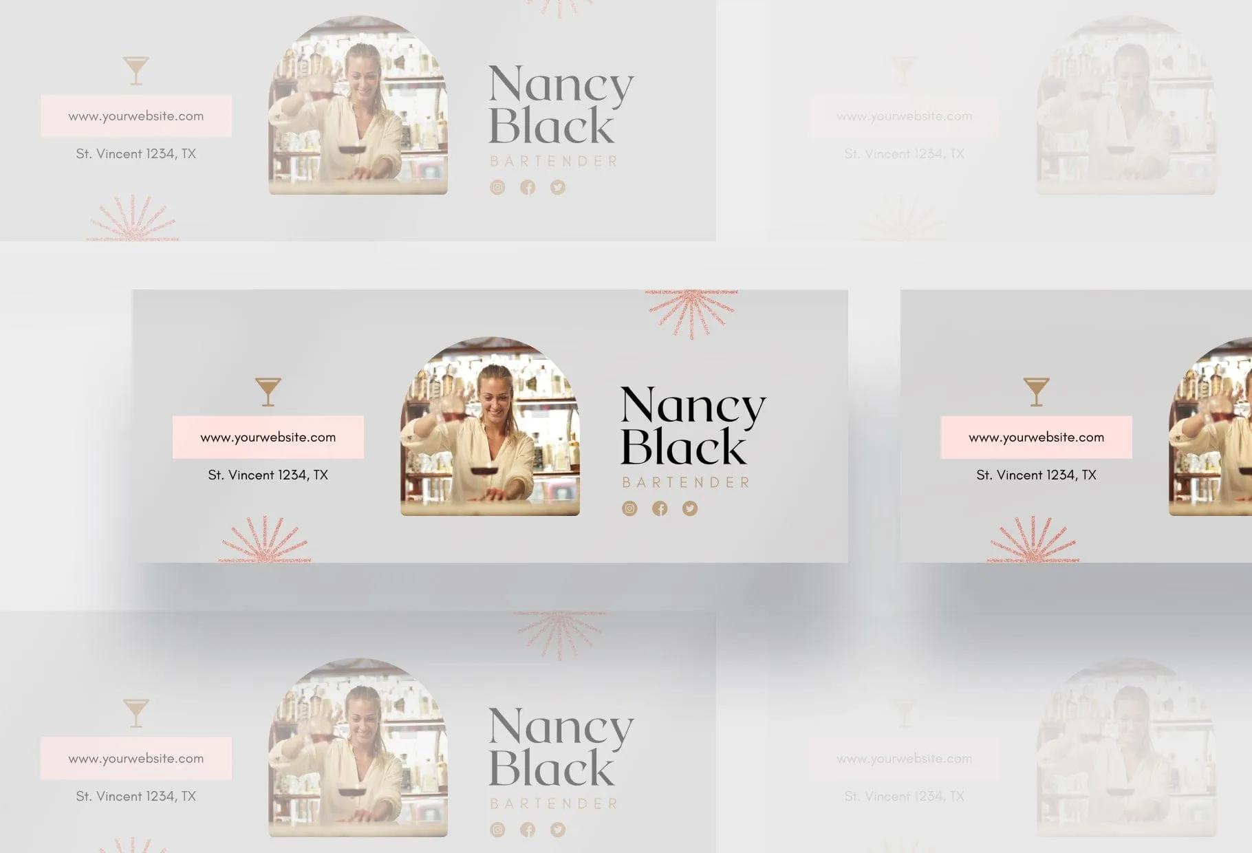 Nancy Facebook Cover Canva Template