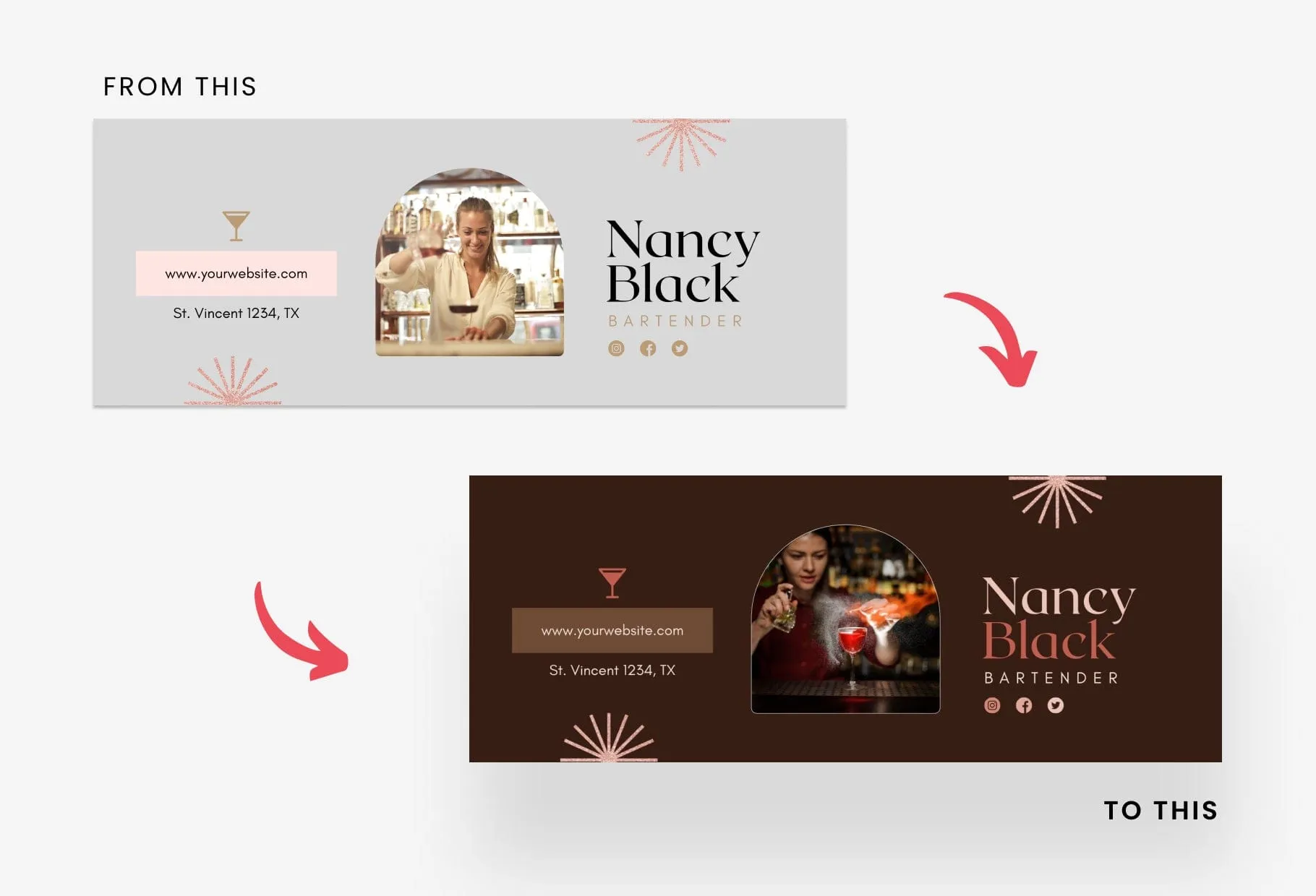 Nancy Facebook Cover Canva Template