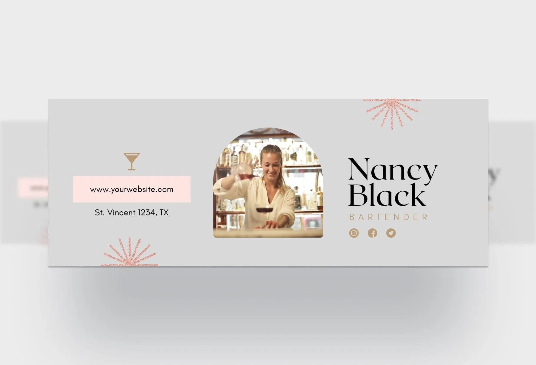 Nancy Facebook Cover Canva Template