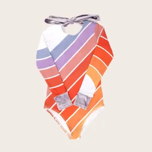 Naples Rainbow One Piece Long Sleeve