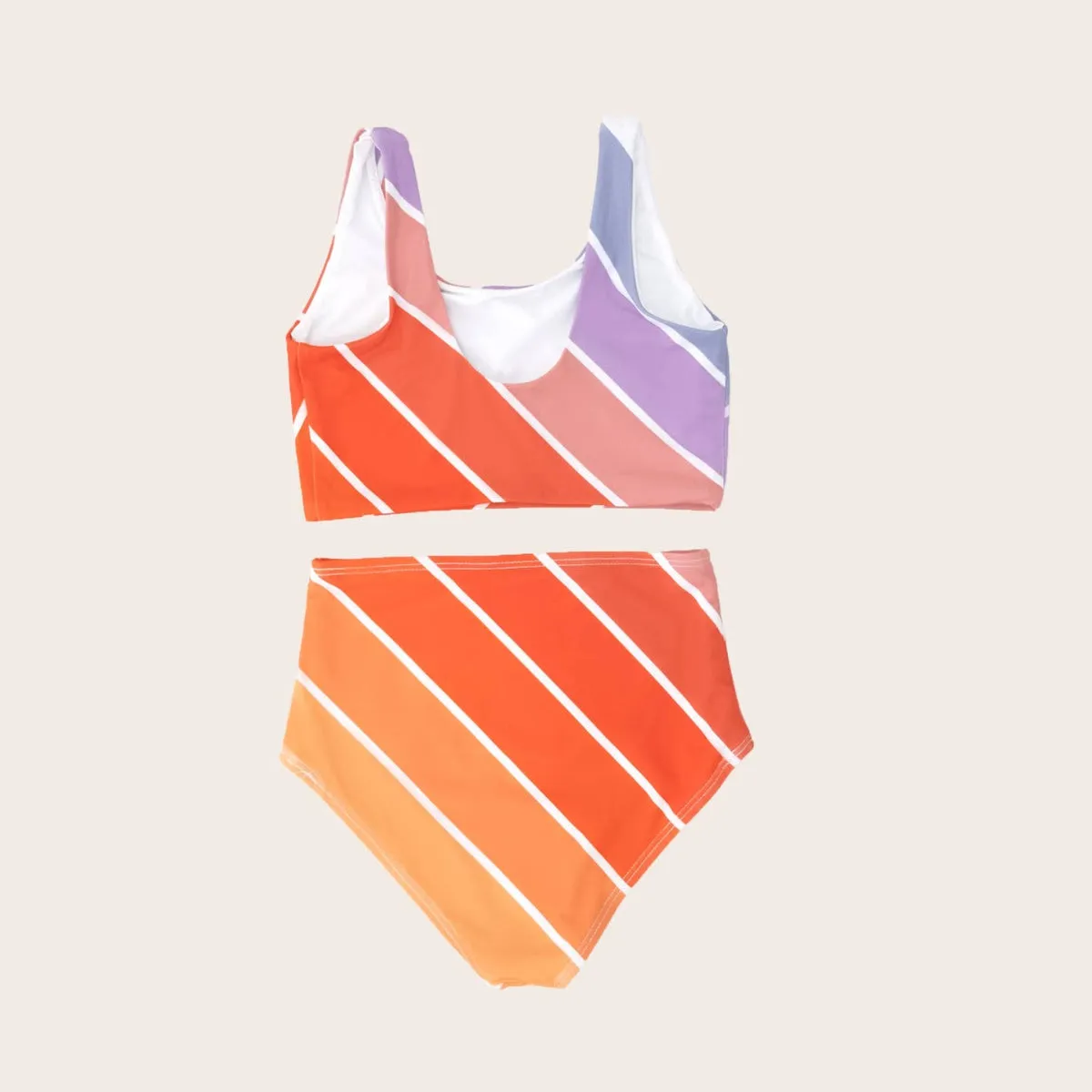 Naples Rainbow Two Piece Tank Swimsuit