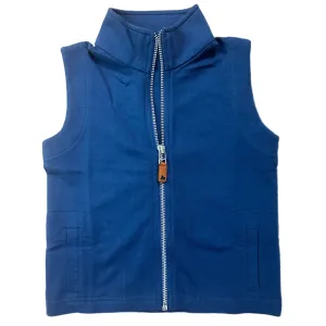 NAVY KNIT VEST