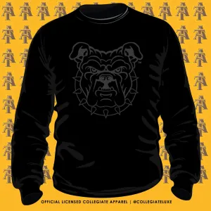 NC A&T AGGIE | BULLDOG | Puff Ink | BLACK Unisex Sweatshirt (DK)