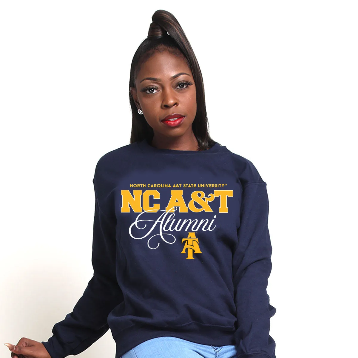 NC A&T AGGIES | Fancy Alumni Unisex Sweatshirt (**)
