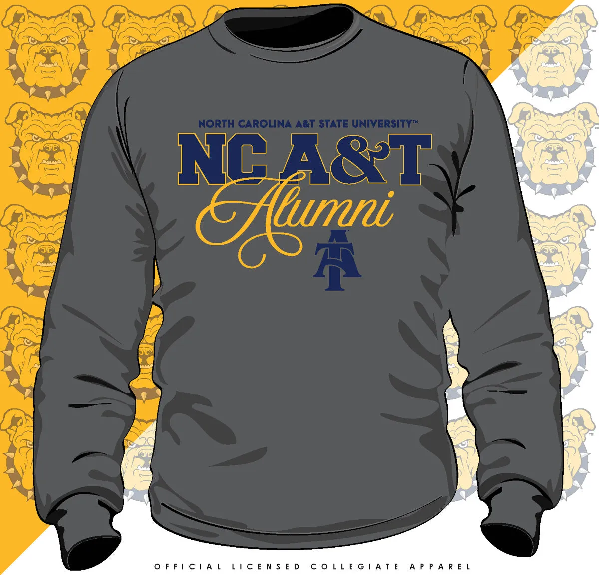 NC A&T AGGIES | Fancy Alumni Unisex Sweatshirt (**)