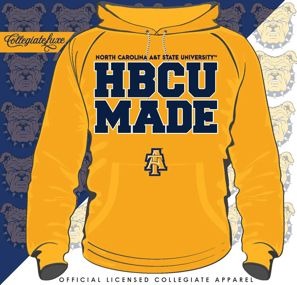 NC A&T AGGIES | HBCU MADE Unisex Hoodie (**)