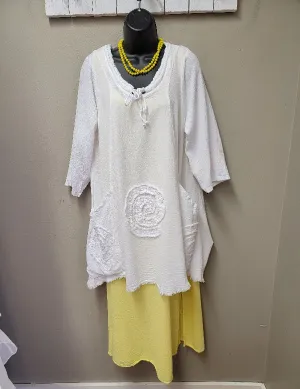 NEW COLOR! 6 Color Ways - 3/4 Sleeves with "Circle" Designs