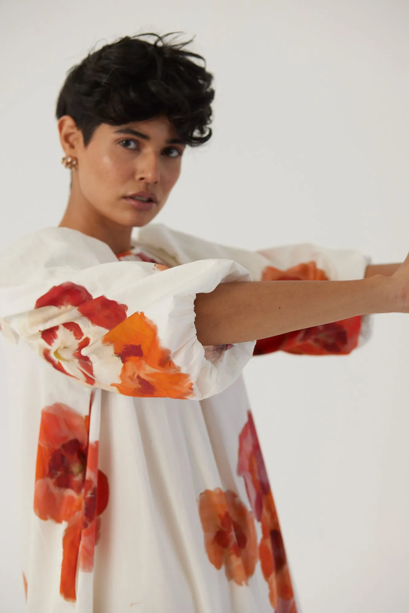 New Season Fall 24/Summer 25-Dress Cotton Satin Valentine White-YAMBB29-Fashion Edit Yam