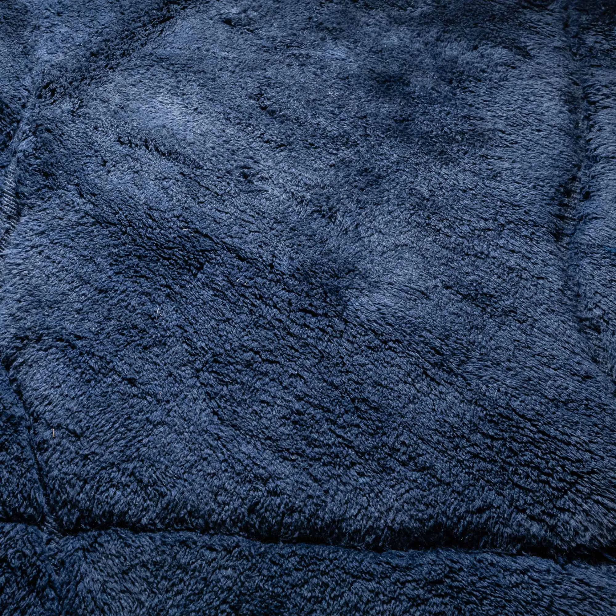 Night sea Round - Luxury Shag Moroccan Rug