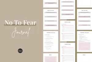 No To Fear Journal Canva Template