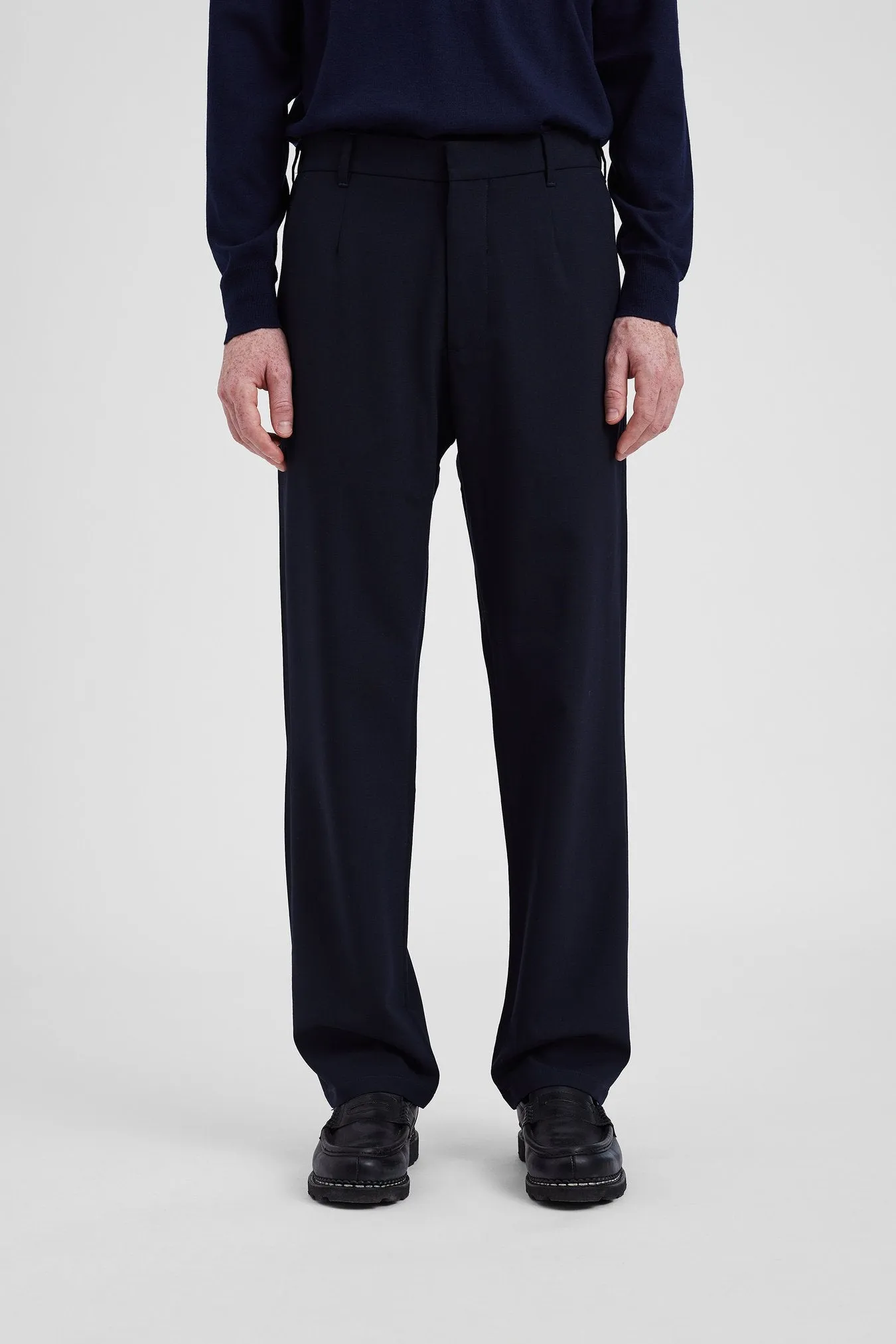 Norse Projects - Aaren Cordura Tech Wool Elasticated Trouser - Dark Navy