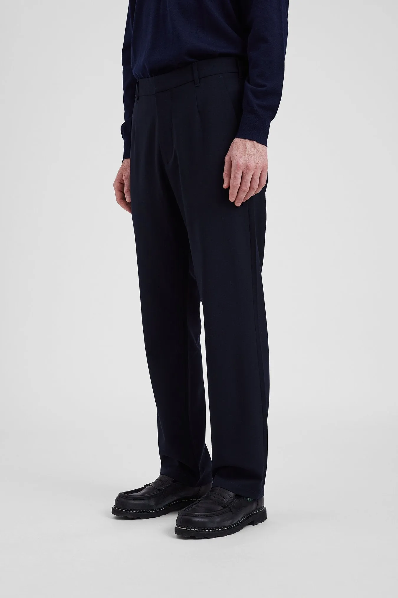 Norse Projects - Aaren Cordura Tech Wool Elasticated Trouser - Dark Navy