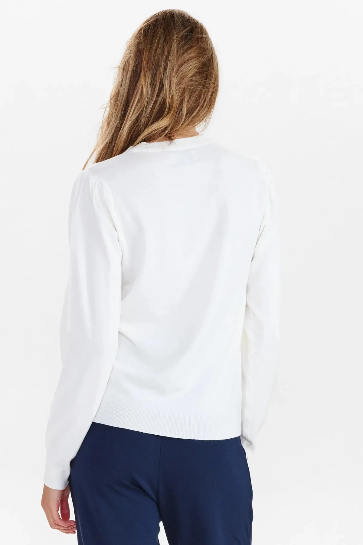 NUBAOJINY PULLOVER - CLOUD DANCER