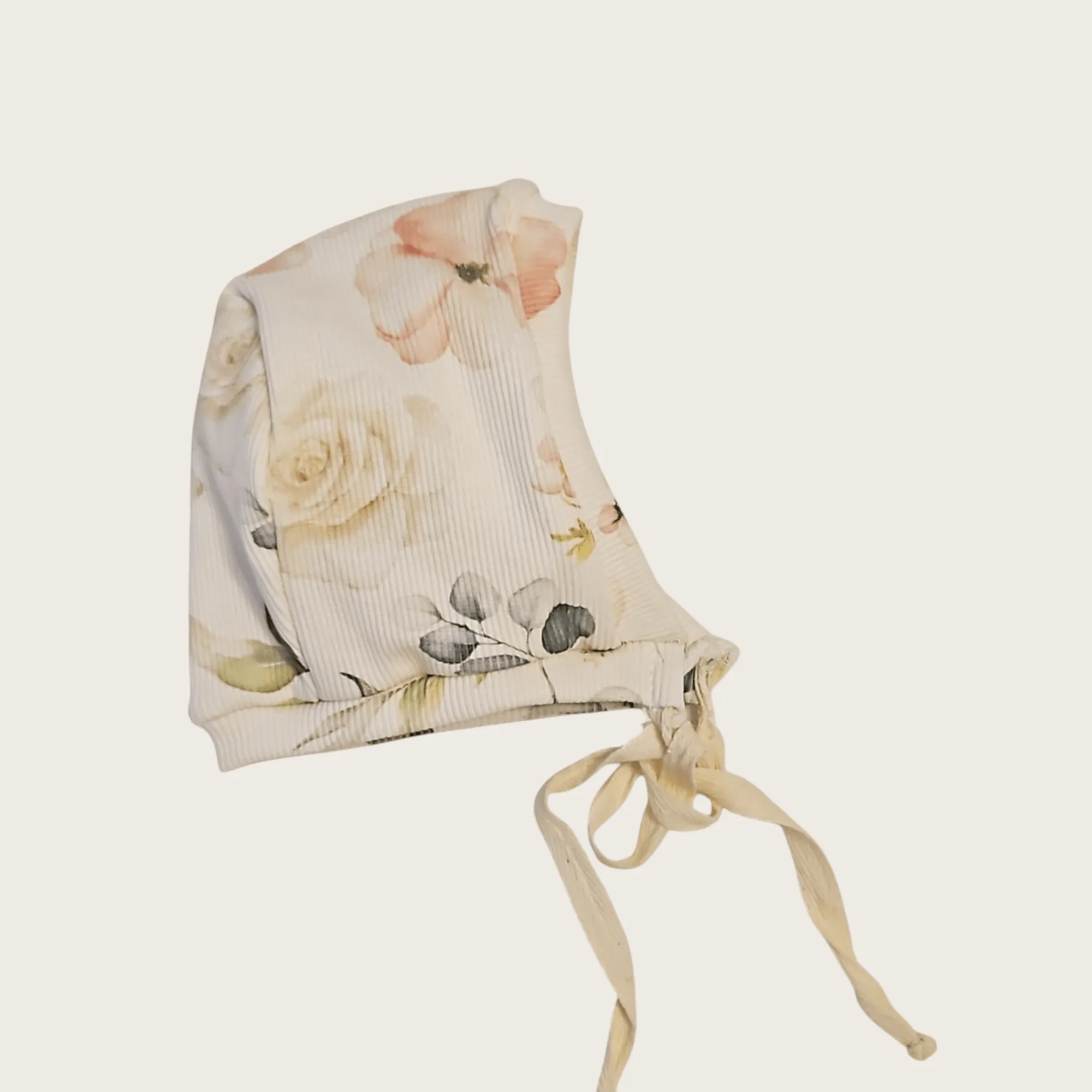 OLO Rose Garden Organic Cotton Baby Bonnet