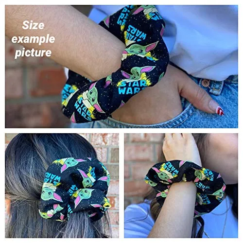 Orange Fruit Womens Scrunchie Hair Tie Ponytail