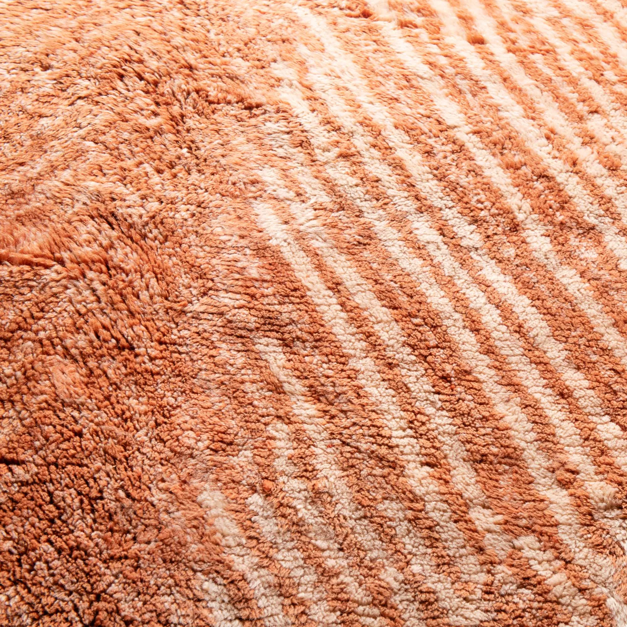 Orange Zest - Luxury Shag Moroccan Rug