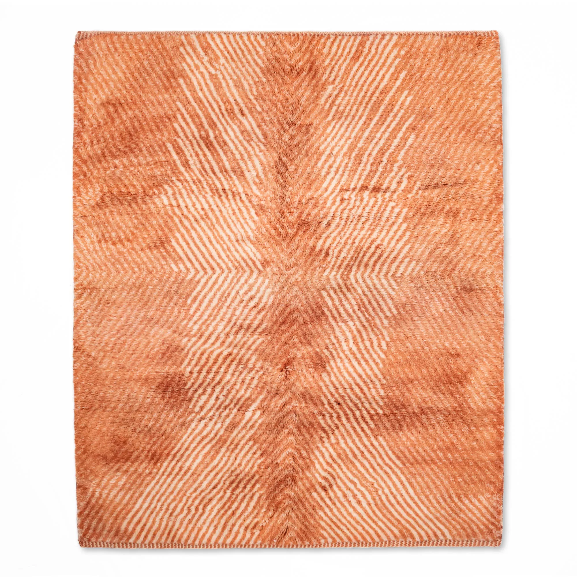 Orange Zest - Luxury Shag Moroccan Rug