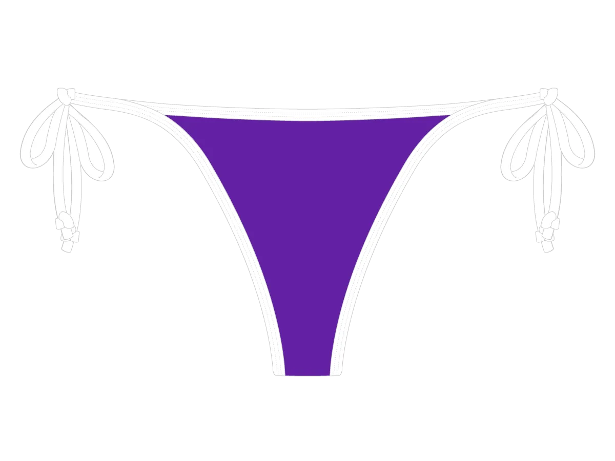 Orchid Purple Side-Tie Bottom