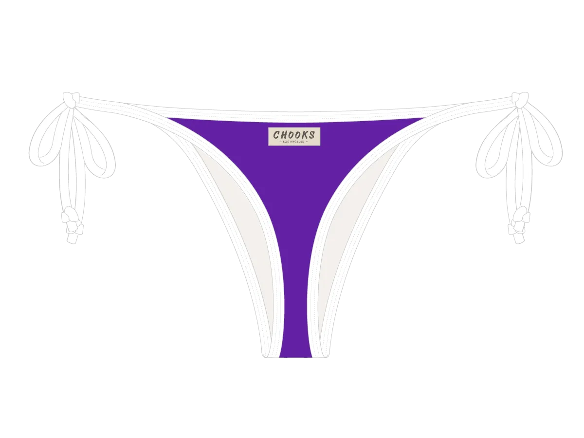 Orchid Purple Side-Tie Bottom