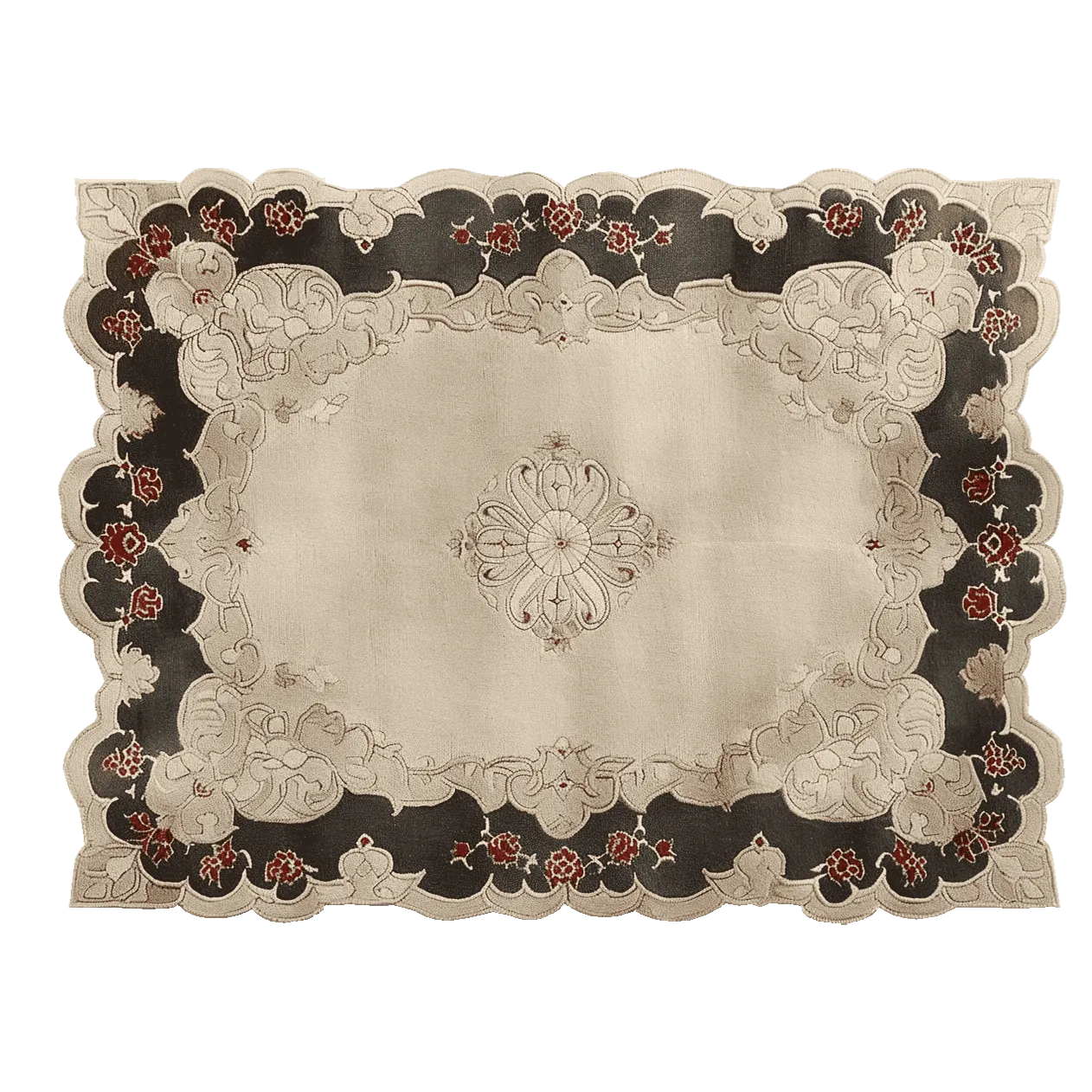 Ornate Echo Hand Tufted Rug