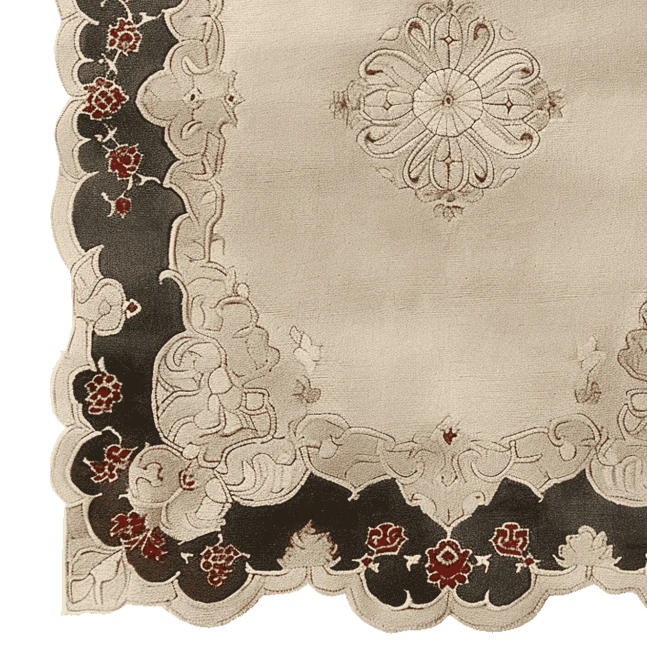 Ornate Echo Hand Tufted Rug