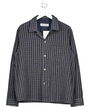 Our Legacy Blue Heusen Check Shirt UK M